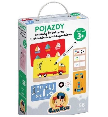 CzuCzu Pojazdy. Zabawy kreatywne z pisakiem 3+