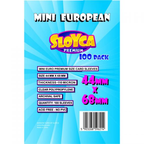 SLOYCA Koszulki Mini European Premium (44x68mm) 100 szt.